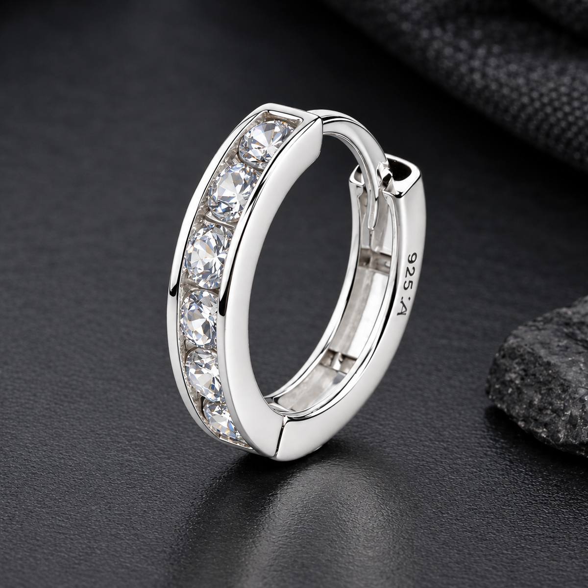 The "Executive" Men's 925 Sterling Silver Bali Earring