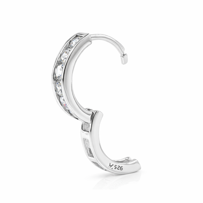The "Executive" Men's 925 Sterling Silver Bali Earring
