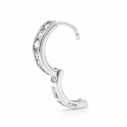 The "Executive" Men's 925 Sterling Silver Bali Earring