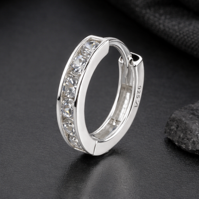 The "Executive" Men's 925 Sterling Silver Bali Earring