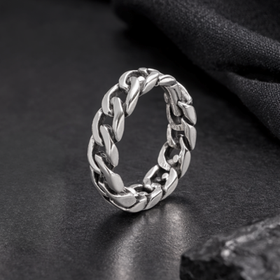 925 Sterling Silver Cuban Link Huggie Hoop Earrings