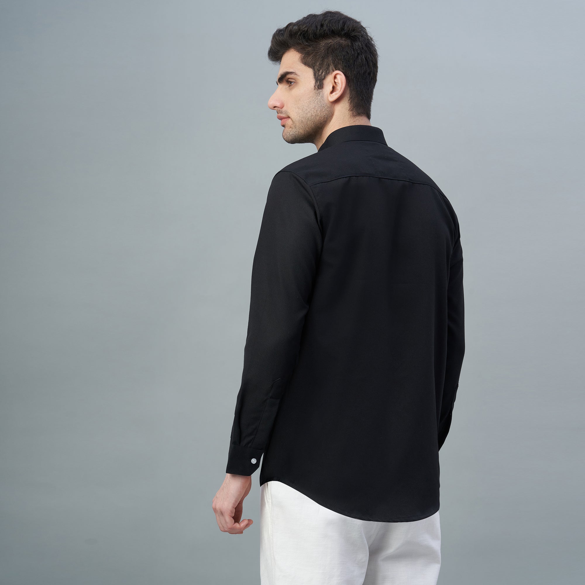 Men's Lavender Plain 100% Oxford Cotton Shirt