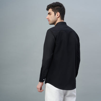 Men's Lavender Plain 100% Oxford Cotton Shirt