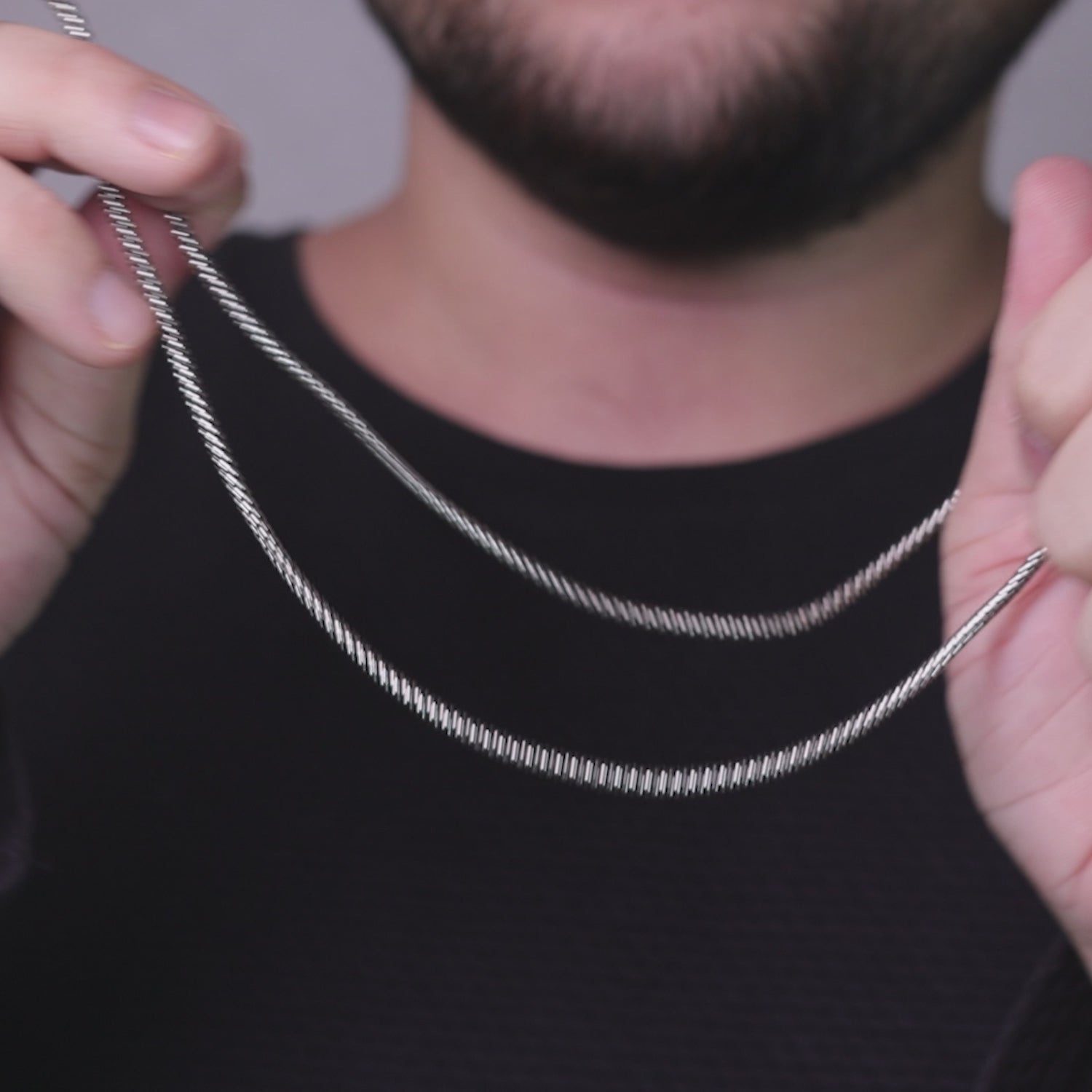 925 Sterling Silver Corrup Chain