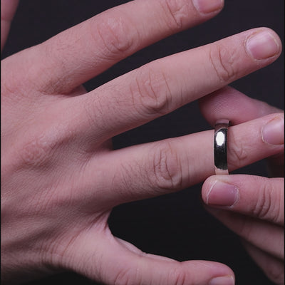 Classic Sterling Silver Men’s Ring