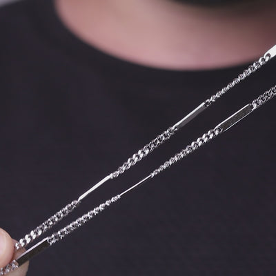 925 Sterling Silver Corrup Chain