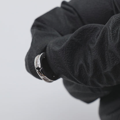 Men's 925 Sterling Silver Stylish Round Huggie Hoop