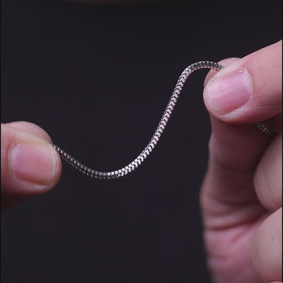 Franco Chain 925 Sterling Silver Bracelet
