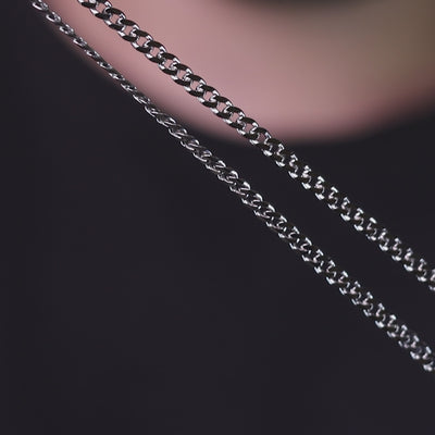 925 Sterling Silver Curb Chain