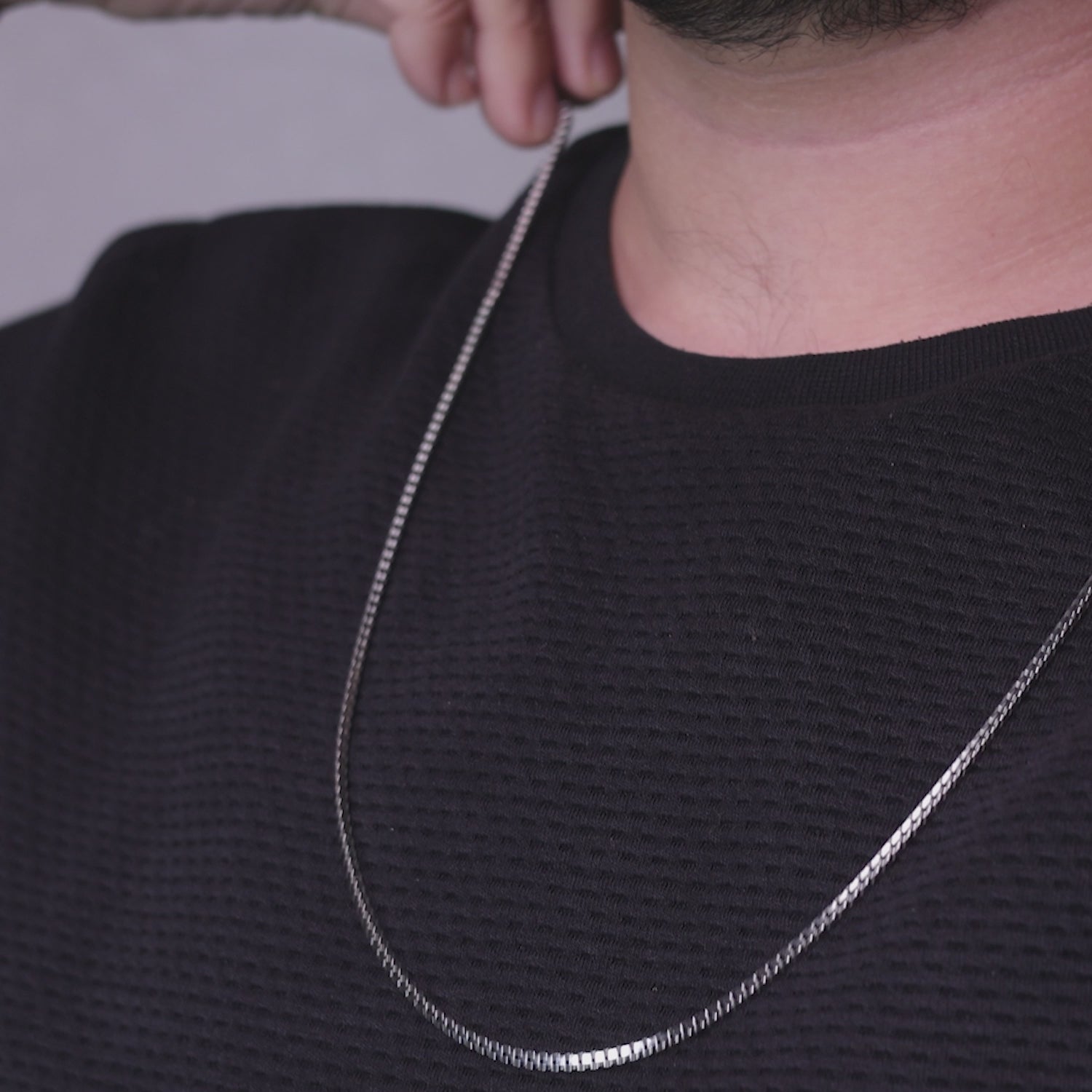 Urban Elite Sterling Silver Box Chain