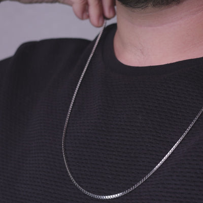 Urban Elite Sterling Silver Box Chain