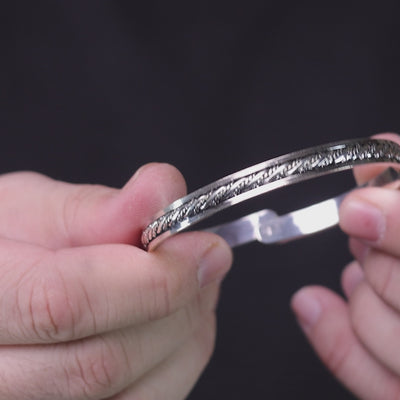 Heritage Braided Sterling Silver Kada