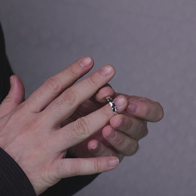 Prestige Sterling Silver Finger Ring for Men