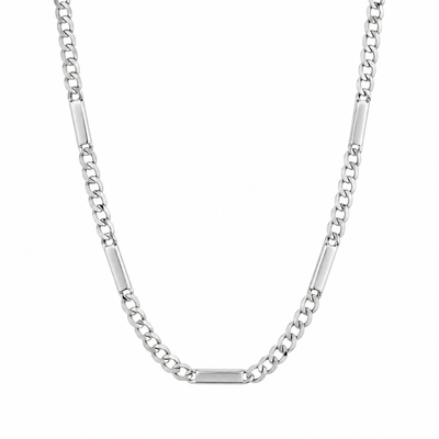 Swoke 925 Sterling Silver Corrup Chain - Angle 2 - 925 Sterling Silver for Men